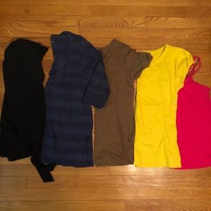 5 cotton tops medium Gap & Banana Republic medium
